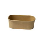 Contenedor de Bambú Rectangular con Tapadera Transparente 24 oz